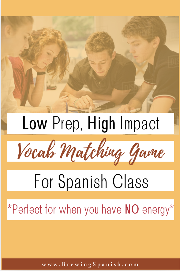 Low-Prep, High-Impact: Spanish Vocab Game for Hobbies & Free Time
